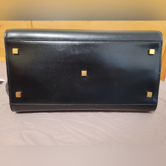 Saint Laurent Medium Uptown Leather Satchel Bag - Picture 7 of 8